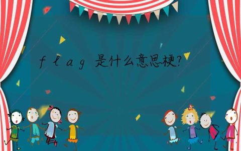 flag是什么意思梗？