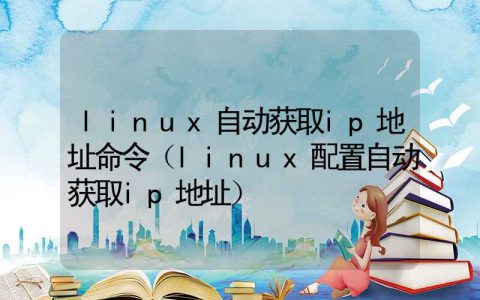 linux自动获取ip地址命令（linux配置自动获取ip地址）